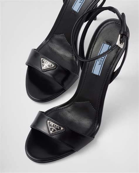 Prada Brushed Leather Sandals – Bluefly